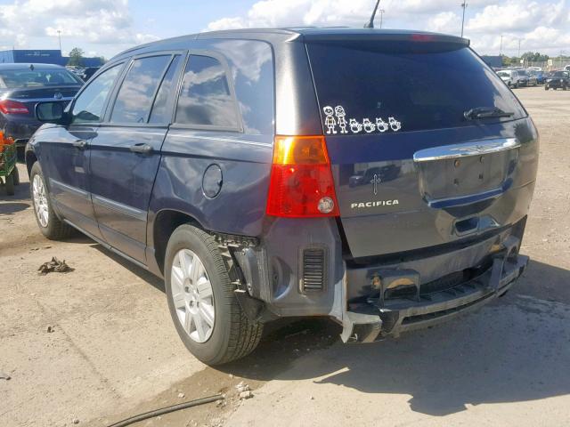 2A8GM48L17R328402 - 2007 CHRYSLER PACIFICA BLUE photo 3