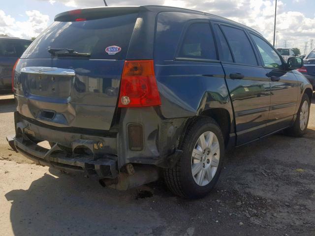 2A8GM48L17R328402 - 2007 CHRYSLER PACIFICA BLUE photo 4