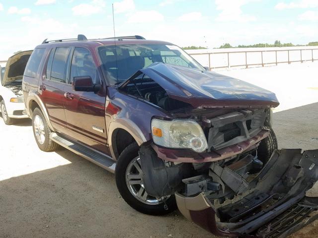 1FMEU64E86UB28616 - 2006 FORD EXPLORER E MAROON photo 1