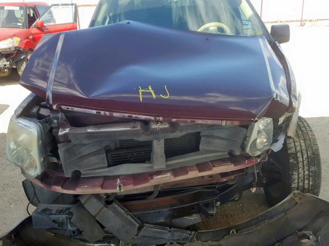 1FMEU64E86UB28616 - 2006 FORD EXPLORER E MAROON photo 7