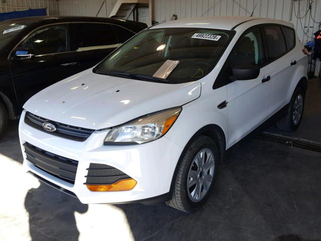 1FMCU0F72FUC40198 - 2015 FORD ESCAPE S WHITE photo 2