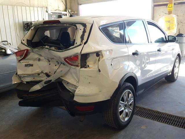 1FMCU0F72FUC40198 - 2015 FORD ESCAPE S WHITE photo 4