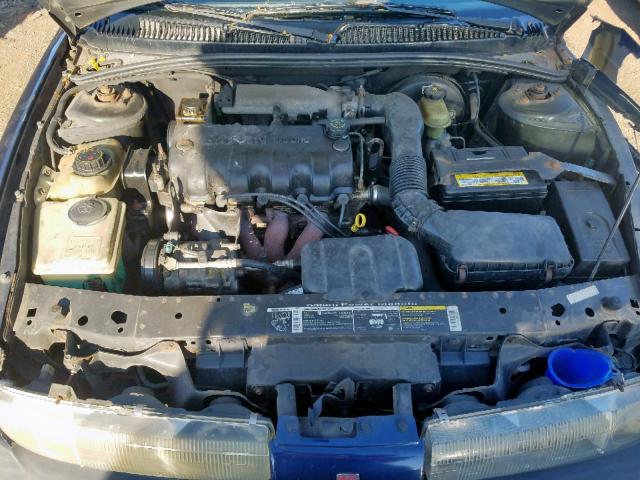 1G8ZH5282WZ173047 - 1998 SATURN SL1 BLUE photo 7