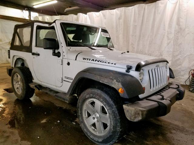 1J4AA2D12BL611708 - 2011 JEEP WRANGLER S WHITE photo 1