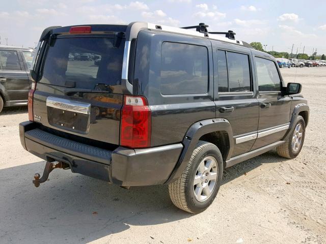 1J8HG58N66C141604 - 2006 JEEP COMMANDER 黑色 照片 4