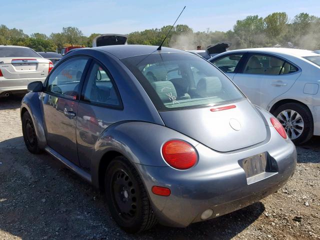 3VWBK21C63M416284 - 2003 VOLKSWAGEN NEW BEETLE ნაცრისფერი ფოტო 3