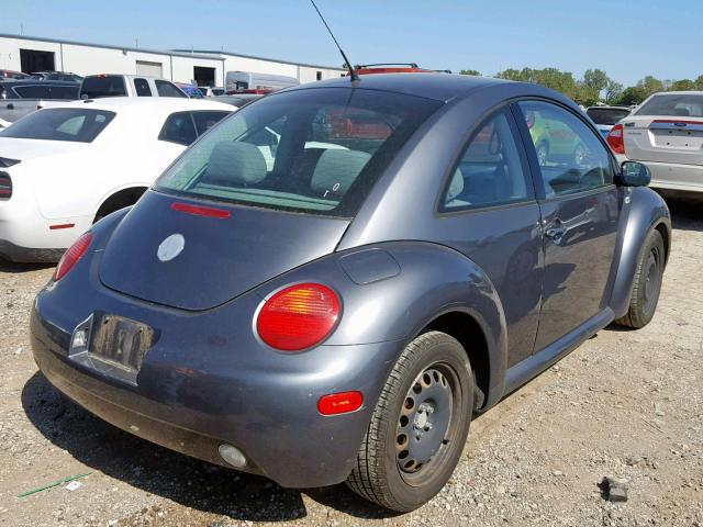 3VWBK21C63M416284 - 2003 VOLKSWAGEN NEW BEETLE ნაცრისფერი ფოტო 4