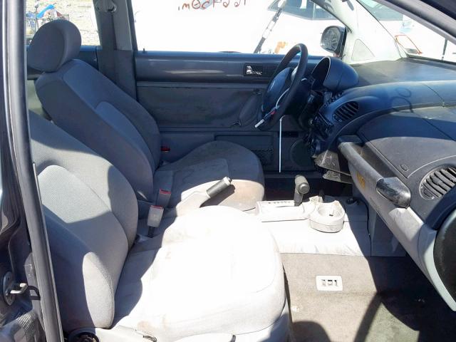 3VWBK21C63M416284 - 2003 VOLKSWAGEN NEW BEETLE ნაცრისფერი ფოტო 5