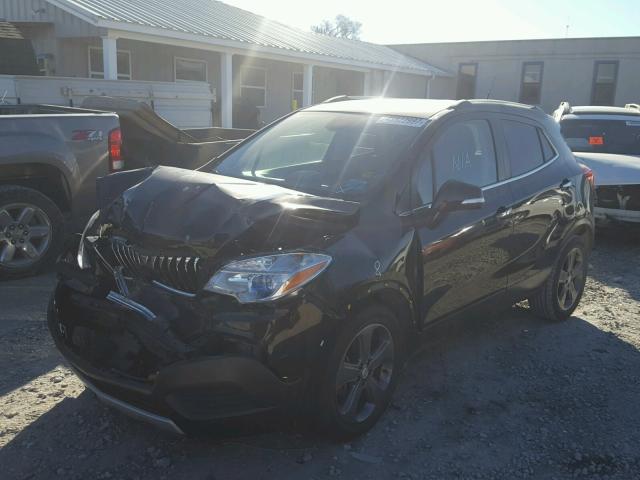 KL4CJASB3EB719313 - 2014 BUICK ENCORE BLACK photo 2