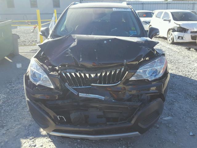 KL4CJASB3EB719313 - 2014 BUICK ENCORE BLACK photo 9