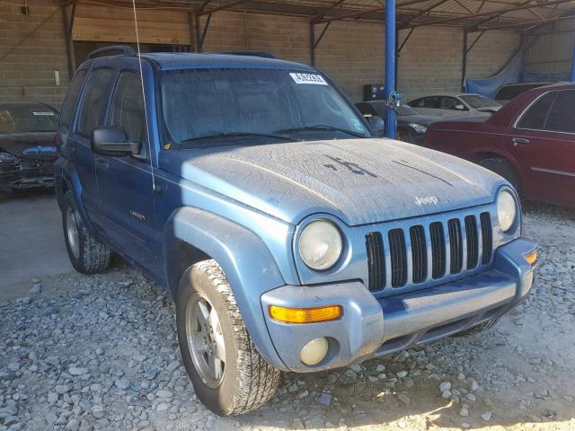 1J4GK58K43W531614 - 2003 JEEP LIBERTY LI BLUE photo 1