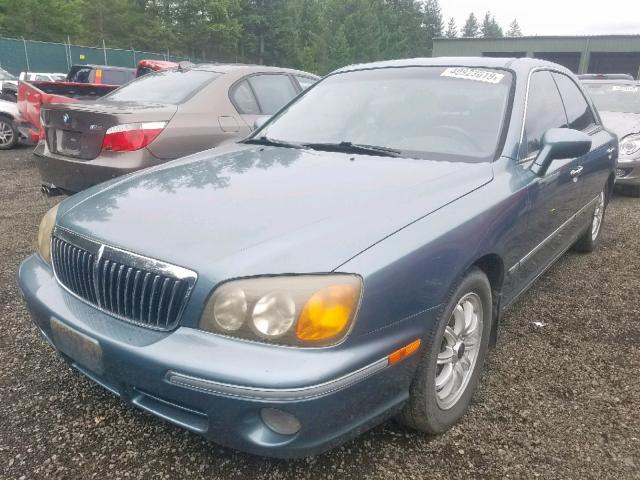 KMHFU45E03A263609 - 2003 HYUNDAI XG 350 BLUE photo 2