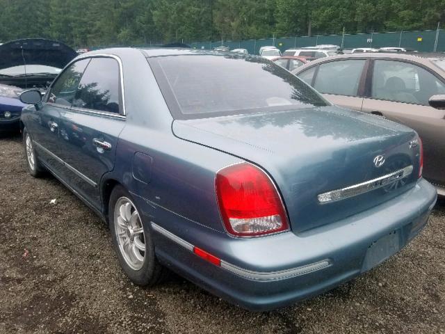 KMHFU45E03A263609 - 2003 HYUNDAI XG 350 BLUE photo 3