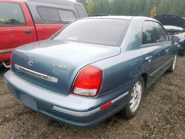 KMHFU45E03A263609 - 2003 HYUNDAI XG 350 BLUE photo 4