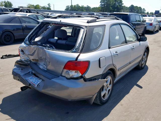 JF1GG68544G817181 - 2004 SUBARU IMPREZA OU SILVER photo 4