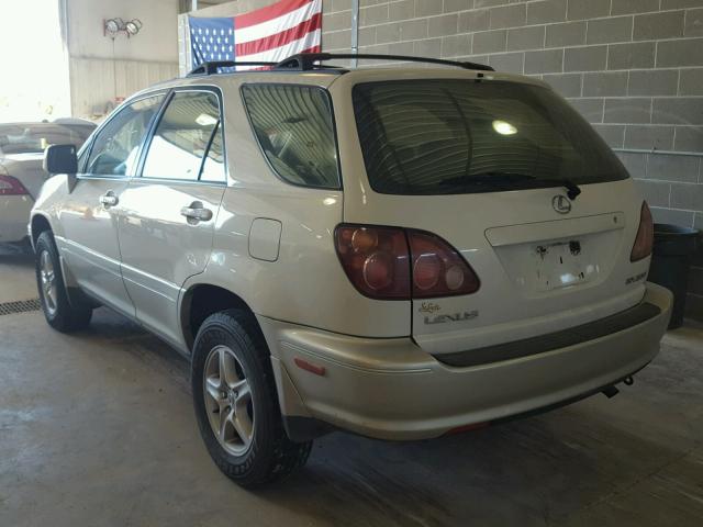 JT6HF10U4Y0109770 - 2000 LEXUS RX 300 BEIGE photo 3