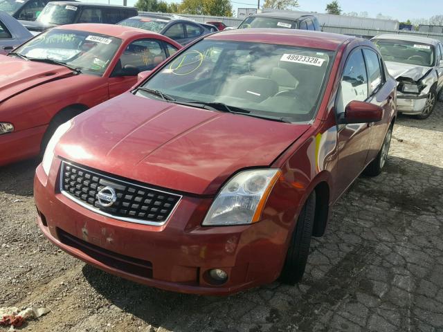 3N1AB61E78L641515 - 2008 NISSAN SENTRA 2.0 RED photo 2