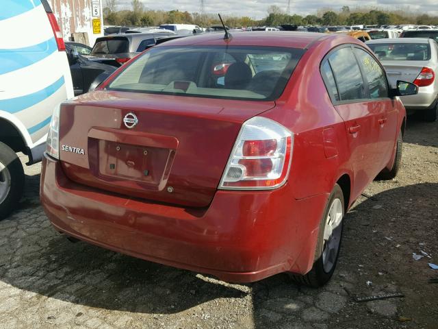 3N1AB61E78L641515 - 2008 NISSAN SENTRA 2.0 RED photo 4