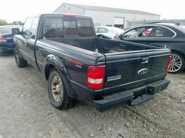 1FTZR45E38PA27687 - 2008 FORD RANGER SUP BLACK photo 3