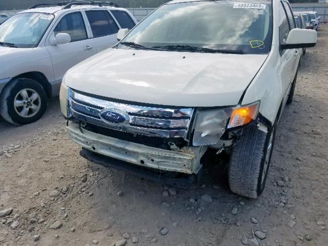 2FMDK39C87BA33827 - 2007 FORD EDGE SEL P CREAM photo 9