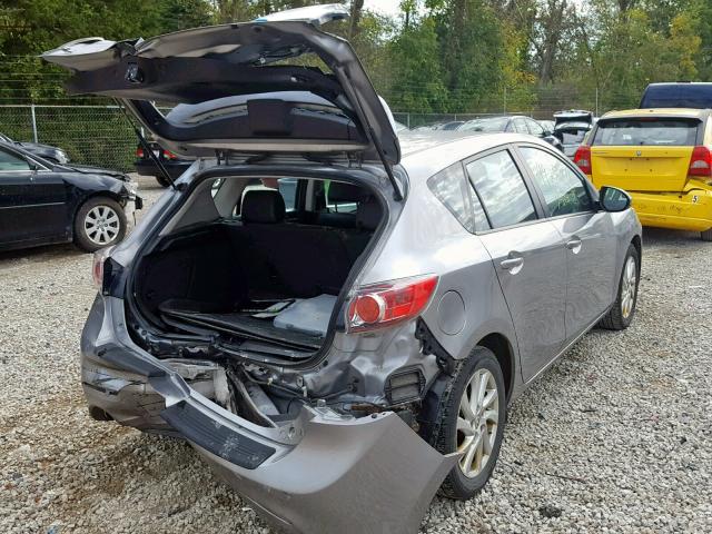 JM1BL1M77C1594775 - 2012 MAZDA 3 I SILVER photo 4