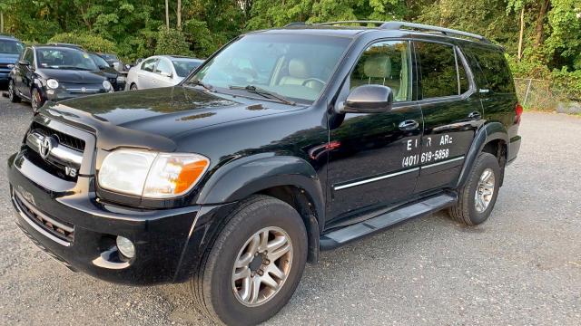 5TDBT48A35S244265 - 2005 TOYOTA SEQUOIA LI BLACK photo 3