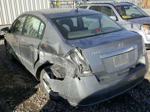 3N1AB6AP7AL700974 - 2010 NISSAN SENTRA 2.0 GRAY photo 3