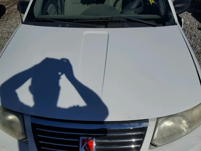 1G8AJ52F75Z111545 - 2005 SATURN ION LEVEL WHITE photo 7