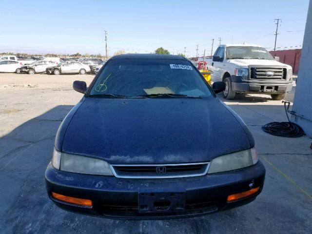 1HGCD5632TA201673 - 1996 HONDA ACCORD LX BLACK photo 9