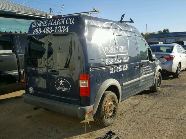 NM0LS7CN6AT022556 - 2010 FORD TRANSIT CO BLUE photo 4