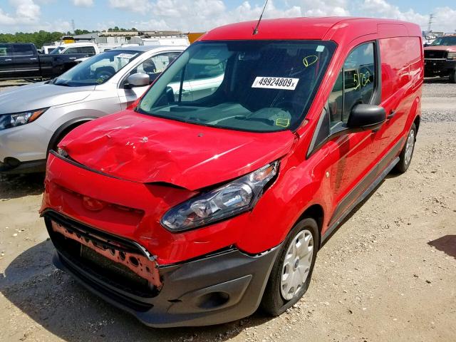 NM0LS7E77G1291541 - 2016 FORD TRANSIT CO RED photo 2