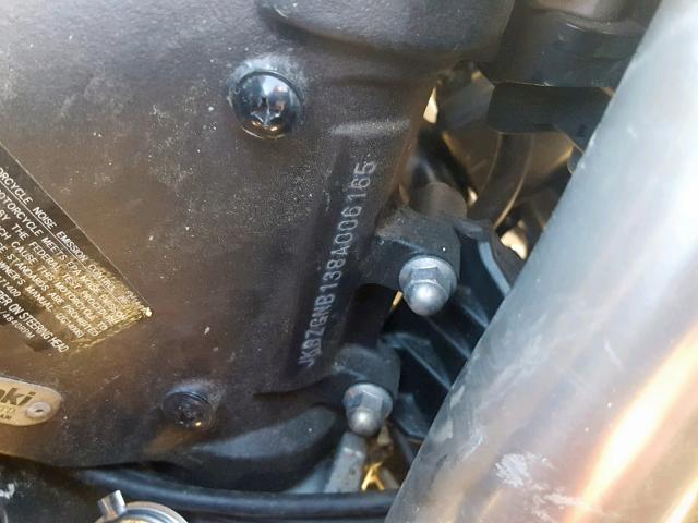 JKBZGNB138A006165 - 2008 KAWASAKI ZG1400 B GRAY photo 10