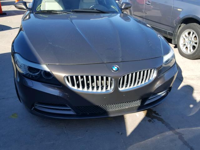 WBALM5C54BE380257 - 2011 BMW Z4 SDRIVE3 CHARCOAL photo 9