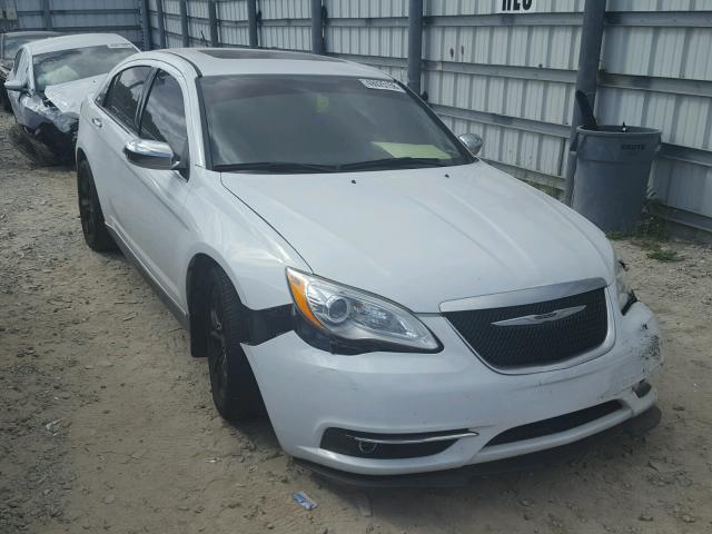 1C3CCBCG9EN172342 - 2014 CHRYSLER 200 LIMITE WHITE photo 1