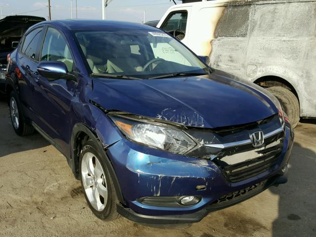 3CZRU5H50GM718044 - 2016 HONDA HR-V EX BLUE photo 1