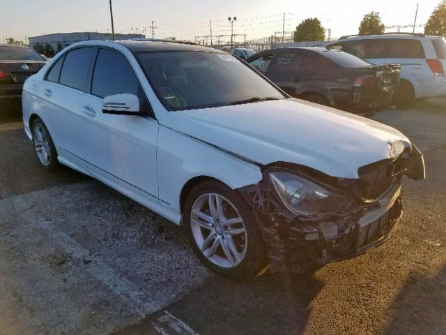 WDDGF4HB8DR290330 - 2013 MERCEDES-BENZ C 250 WHITE photo 1