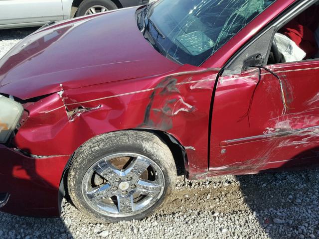 1G1ZU57N27F106279 - 2007 CHEVROLET MALIBU LTZ 红色 照片 9