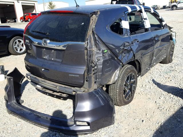 2HKRM3H44GH548343 - 2016 HONDA CR-V SE BLUE photo 4