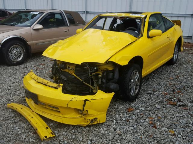 1G1JH12FX47140843 - 2004 CHEVROLET CAVALIER L YELLOW photo 2