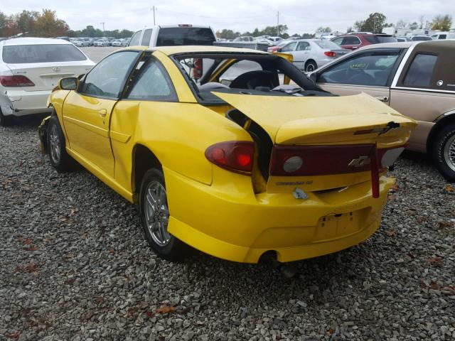 1G1JH12FX47140843 - 2004 CHEVROLET CAVALIER L YELLOW photo 3