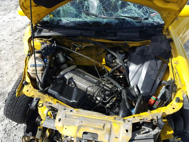 1G1JH12FX47140843 - 2004 CHEVROLET CAVALIER L YELLOW photo 7