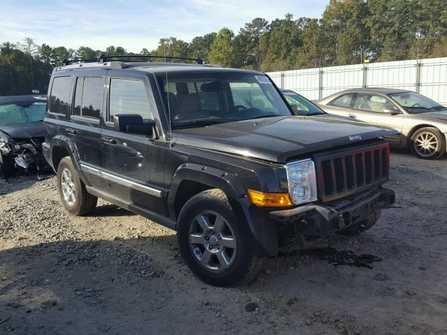 1J8HG58276C212041 - 2006 JEEP COMMANDER BLACK photo 1