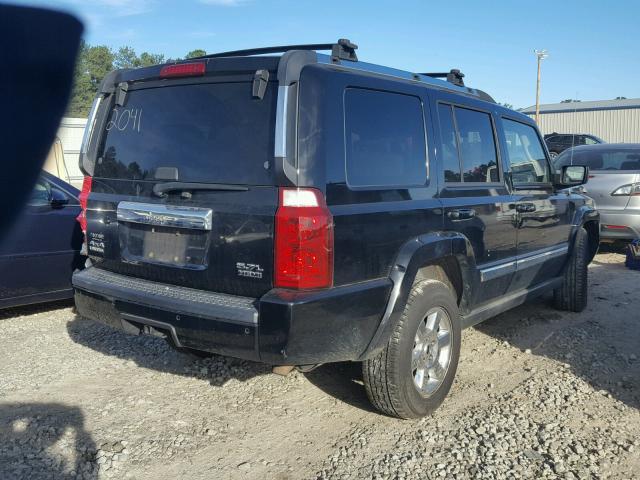 1J8HG58276C212041 - 2006 JEEP COMMANDER BLACK photo 4