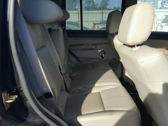 1J8HG58276C212041 - 2006 JEEP COMMANDER BLACK photo 6