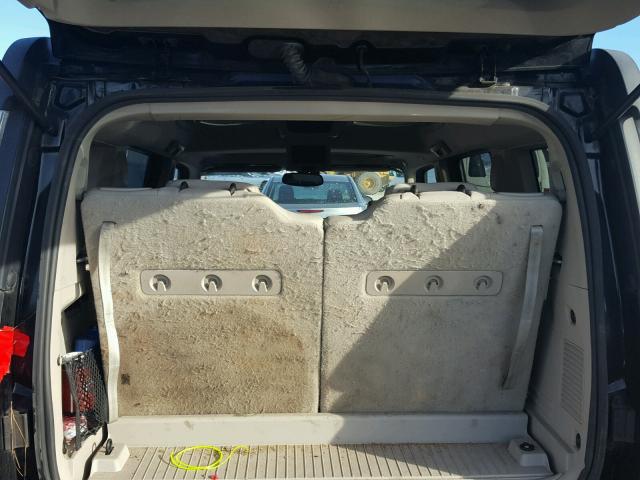 1J8HG58276C212041 - 2006 JEEP COMMANDER BLACK photo 9