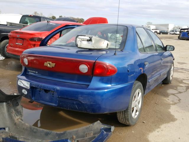 1G1JF52F247312263 - 2004 CHEVROLET CAVALIER L BLUE photo 4