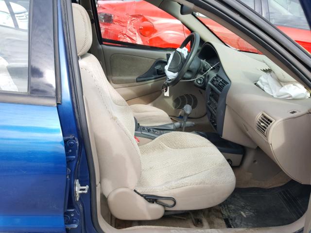 1G1JF52F247312263 - 2004 CHEVROLET CAVALIER L BLUE photo 5