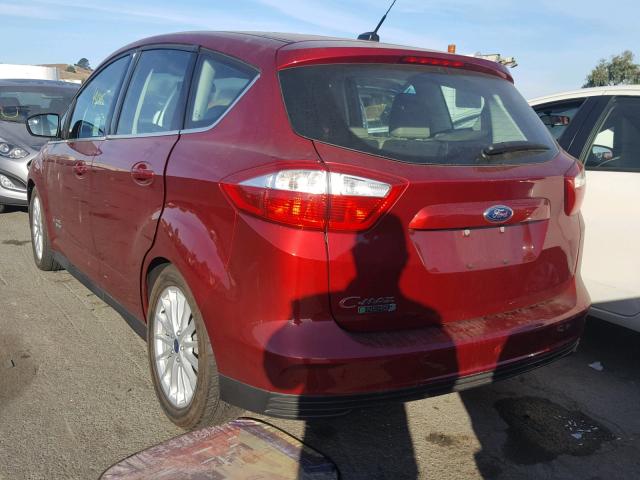 1FADP5CU0DL543898 - 2013 FORD C-MAX PREM RED photo 3