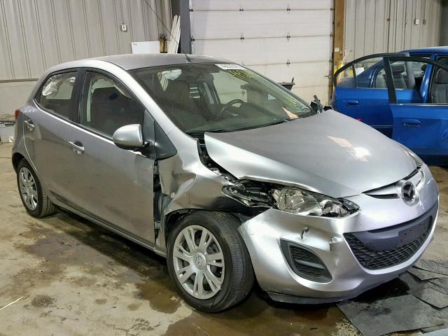 JM1DE1KZ2D0164330 - 2013 MAZDA MAZDA2 SILVER photo 1