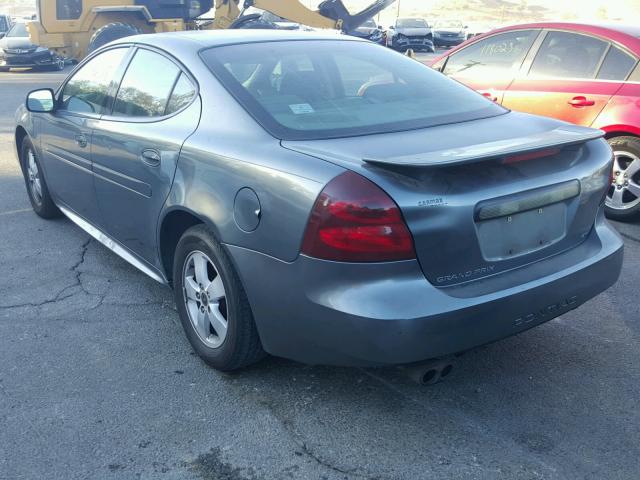 2G2WS522251189850 - 2005 PONTIAC GRAND PRIX GRAY photo 3